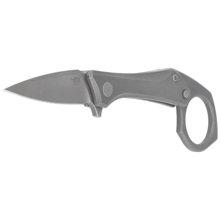 Bestech Duci Knife Dark Gray Titanium, Dark Bead Blasted Stonewashed CPM 20CV by Ostap Hel (BT2605B)