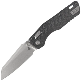 Nóż składany Microtech MSI Ram-Lok Mini S/E Marfione Select Slab Side Carbon Fiber, Stonewashed M390MK by Tony Marfione (210M-10MS9)