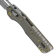 Microtech MSI S/E Knife Fluted Distressed Grenade Green Aluminum, Apocalyptic M390MK by Tony Marfione (210-10FLDGG-U25)