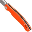 Kubey Drake Knife Orange G10, Beadblasted AUS-10 by Maksim Tkachuk (KU239G)