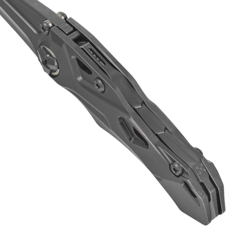 Rike Knife RK-Athron-B-B Black DLC Titanium, Black DLC M390 by Declynx