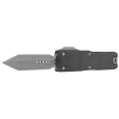 Nóż automatyczny OTF Microtech UTX-85 Gen IV Spartan Black Topographic Deep Engraved Aluminium, Apocalyptic M390MK by Tony Marfione (12304TP-10AP)