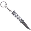 Nóż składany motylek brelok Martinez Albainox Balisong Chrome (02180-C)