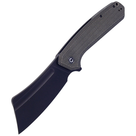 Nóż składany CIVIVI Bullmastiff Dark Green Micarta, Black Stonewashed (C2006F)