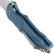 Nóż składany Medford Smooth Criminal Tumbled Blade, Blue Handle, Flamed HW/Clip, S45VN (MK0394TQ-44AU-TFCF-Q4)