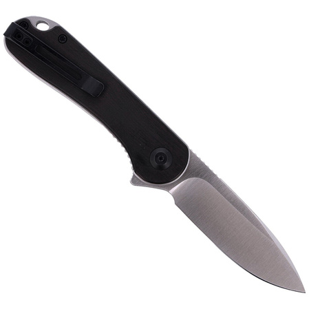 Nóż składany CIVIVI Elementum Flipper Black Ebony Wood, Satin Finish (C907D)