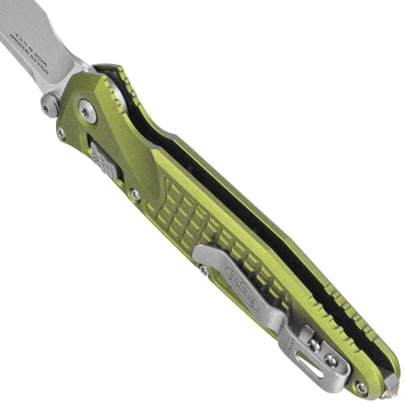 Microtech Socom Ram-Lok S/P-M Knife OD Green Frag Aluminum, Stonewashed M390MK by Tony Marfione (160RL-10FROD)