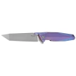 Rike Knife RK1707T-B Blue Titanium, Bead Blasted / Satin M390
