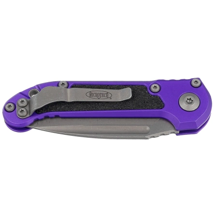 Microtech LUDT Gen III S/E Automatic Knife Purple Aluminum, Apocalyptic M390MK by Tony Marfione (1135-10APPU)