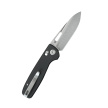 Kubey Bluff KU248D Kmife Black G10, Sandblasted 14C28N by Garet Caronna