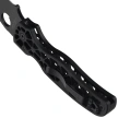 Spyderco Edgerati Knife Black Aluminum, Black DLC CPM S30V by Sal Glesser (C266BKALBKP)