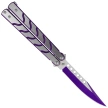 Martinez Albainox Balisong Knife Purple/Brushed Steel, Purple 3Cr13Mov (02158)