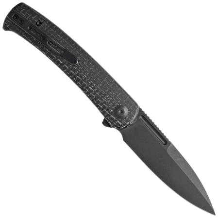 Nóż składany Civivi Caetus Black Burlap Micarta, Black Stonewashed 14C28N (C21025C-2)