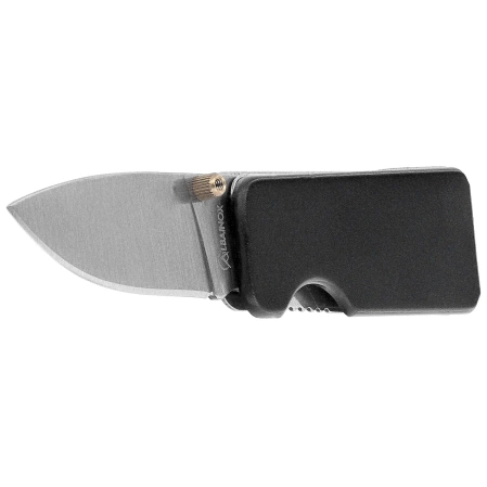 Martinez Albainox Folding Knife – Black Aluminum Handle, Satin 3Cr13MoV (19329)