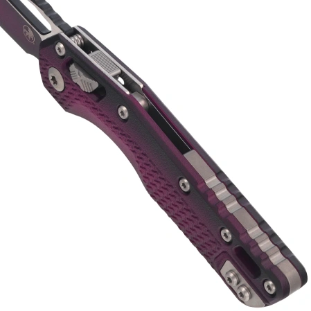 Microtech MSI S/E Knife Faded Sangria Tri-Grip Polymer, Cerakote Faded Sangria M390MK by Tony Marfione (210T-1PMFSR)