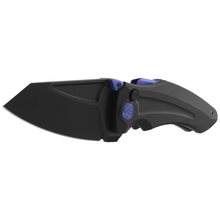 Kubey Sumo Knife Black Titanium, Blackwashed CPM 20CV by Jake Hoback (KB400E)
