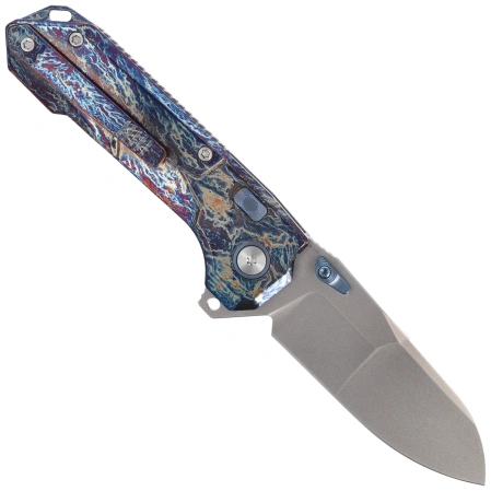 Nóż składany Remette Cosmic Flamed Titanium, Pearlescent M390 (RTCO-TC)