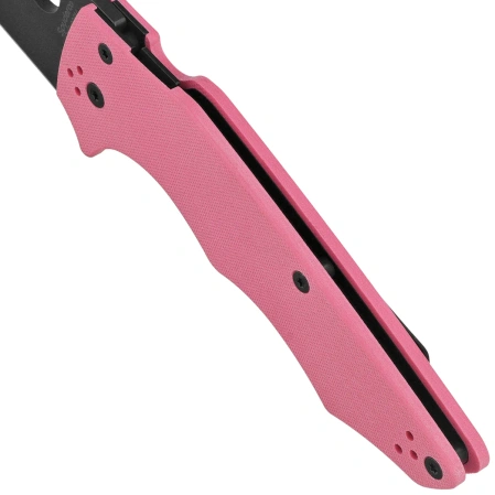 Nóż składany Spyderco Yojumbo Sprint Run Pink G10, Black DLC CPM S30V by Michael Janich (C253GPNBK)