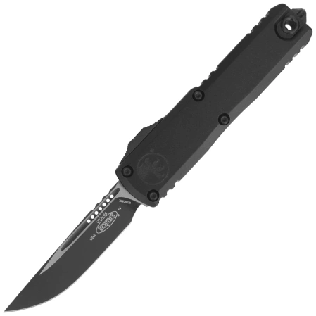 Nóż automatyczny OTF Microtech UTX-85 Gen IV S/E Black Aluminium, Tactical DLC M390MK by Tony Marfione (12314-1T)