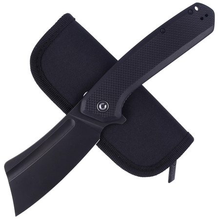 Nóż składany CIVIVI Bullmastiff Black Coarse G10, Black Stonewashed (C2006D)