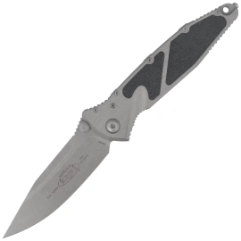 Microtech Socom Elite S/E-M Knife Natural Clear Aluminum, Apocalyptic M390MK by Tony Marfione (160-10APNC)