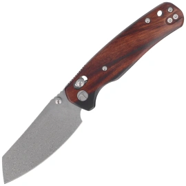 Bestechman Cicada's Wing Knife Desert Ironwood, Damascus (BMK06-W-4)
