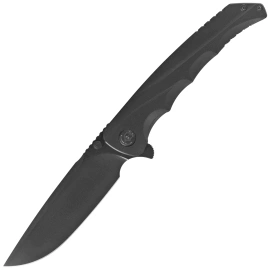 Kubey KB Knives Zazoo Black DLC Titanium, Black DLC M390 by Kot Knives (KB389C)