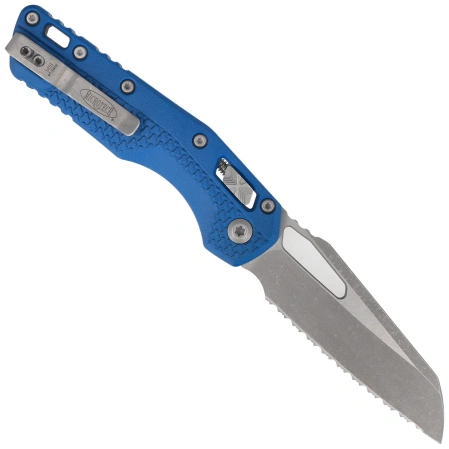Microtech MSI Ram-Lok S/E Knife Black Tri-Grip Polymer, Stonewashed F/S M390MK by Tony Marfione (210T-12PMBK)