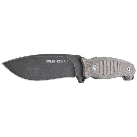 Viper Golia Evolution Green Canvas Micarta, Dark Stonewashed D2 by Tommaso Rumici (VT4003ECG)