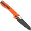 Kubey Elang Knife Orange G10, Blackwashed AUS-10 by Sebastian Irawan (KU365B)