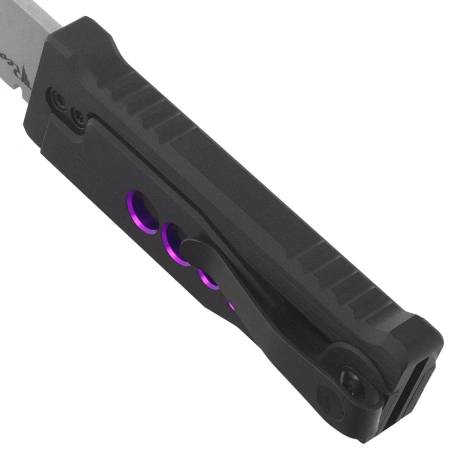 Reate EXO-U Utility Knife Black-Purple Speedhole Aluminium, Stainless Steel (EXO-U SBK.PU)