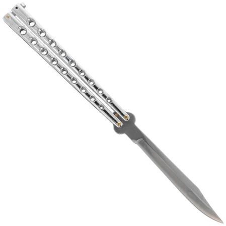 Nóż składany motylek Martinez Albainox Big Balisong Chrom Zamak, Mirror 3Cr13Mov (02052-C)
