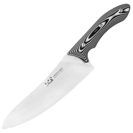 Nóż kuchenny Xin Cutlery XinCross 8.3'' Chef, Black/White G10, Satin Special Powder Alloy (XC110)
