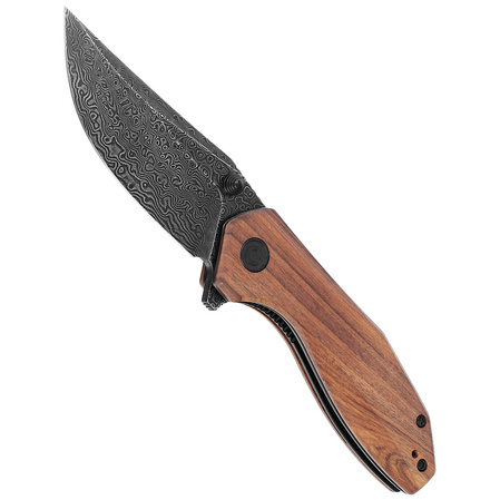 Nóż składany Civivi ODD 22 Cuibourtia Wood, Black Damascus by Tuffknives (C21032-DS1)