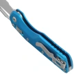 Microtech MSI S/E Knife Blue Slab Side Aluminum, Stonewashed M390MK by Tony Marfione (210-10BL)