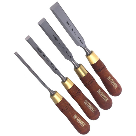 Narex Profi chisel set with side chamfer 6, 12, 20, 26 (863201)