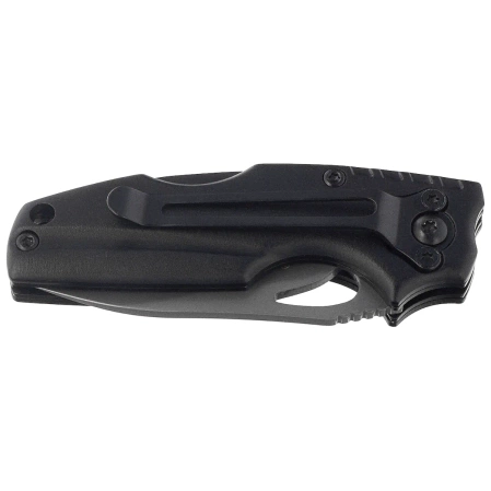 K25 Folding Knife – Black Aluminum, Titanium-Coated 7Cr17MoV (18775)