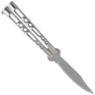 Martinez Albainox Balisong Knife Chrome Zamak, Mirror 3Cr13Mov (02053-C)