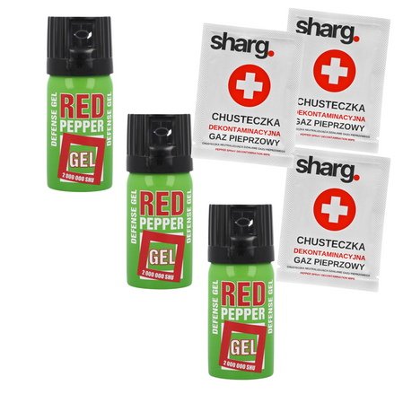 Sharg Defence Green Gel 2mln SHU Pepper Spray, Cone 40ml (10040-C)