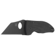 Spyderco MicroJimbo Black G10, Black DLC Plain CPM S30V Knife by Michael Janich (C264GPBK)