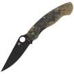 Spyderco Military Knife Digital Camo G10, Black DLC CPM S30V by Sal Glesser (C36GPCMOBK)