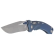 Nóż składany Microtech Amphibian Ram-Lok S/E Marfione Select Blue Slab Side Titanium, Blue HW, Apocalyptic M390MK by Tony Marfione (137RL-10APMS2)
