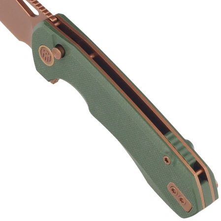 Nóż składany Remette Camel CNC G10, Titanium Plating 14C28N (RTCMLD)