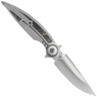 Rike Knife Viper 2 Gray Titanium / Gold Carbon Fiber, Satin M398 by Richard Wu (RK-Viper 2-A P/GCF)