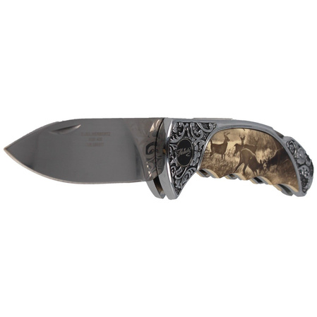 Herbertz Solingen hunting knife Deer motif 82mm (ART000400 - 588511)