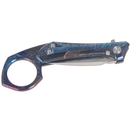 Nóż składany Bestech Duci Flamed Titanium, Satin CPM 20CV by Ostap Hel (BT2605D)