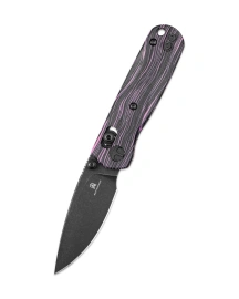 Nóż składany Bestechman Sprite Black-Purple G10, Black Stonewashed M390 (BMK21E)