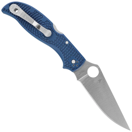 Spyderco Stretch 2 XL Lightweight Knife Cobalt Blue FRN, Satin CPM SPY27 by Sal Glesser (C258PCBL)