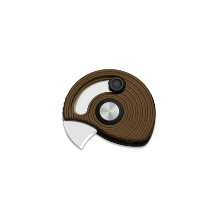 Nóż składany Kizer Snail-Trail Brass Aluminum, Satin AEB-L by Caleb Waldman (V2757A1)