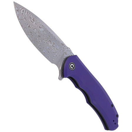 Civivi Knife Praxis Purple G10, Damascus (C803DS-2)